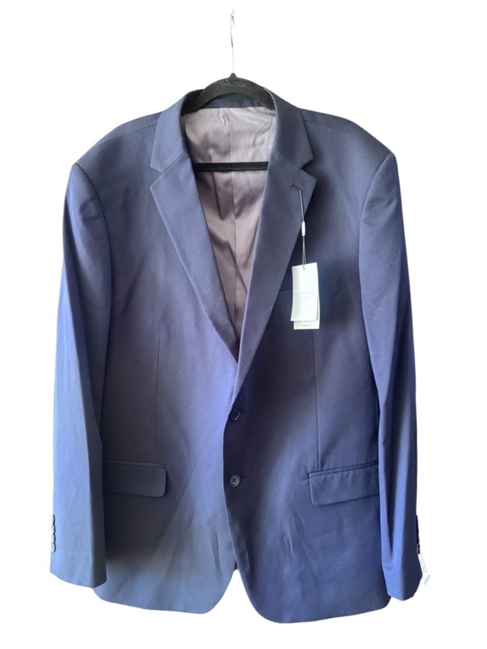 Geoffrey Beene Navy Blazer NWT Modern Fit Suit Jacket Men’s Classic Dress Coat